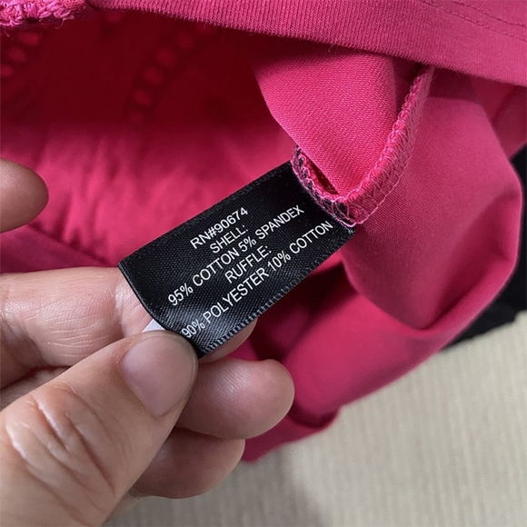 Eyelet Ruffle Zip Up Top - Picture 5 of 5